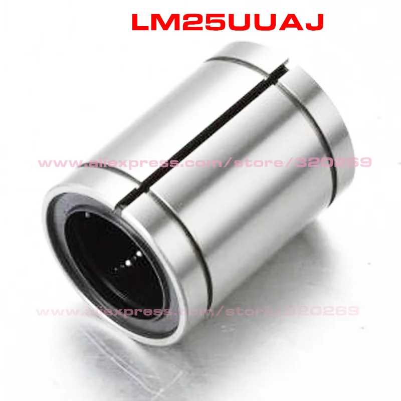 4 шт LM 25UU LM25UUOP LM25UUAJ 25x40x59Mm линейного движения шариковых подшипников для 25 мм вал