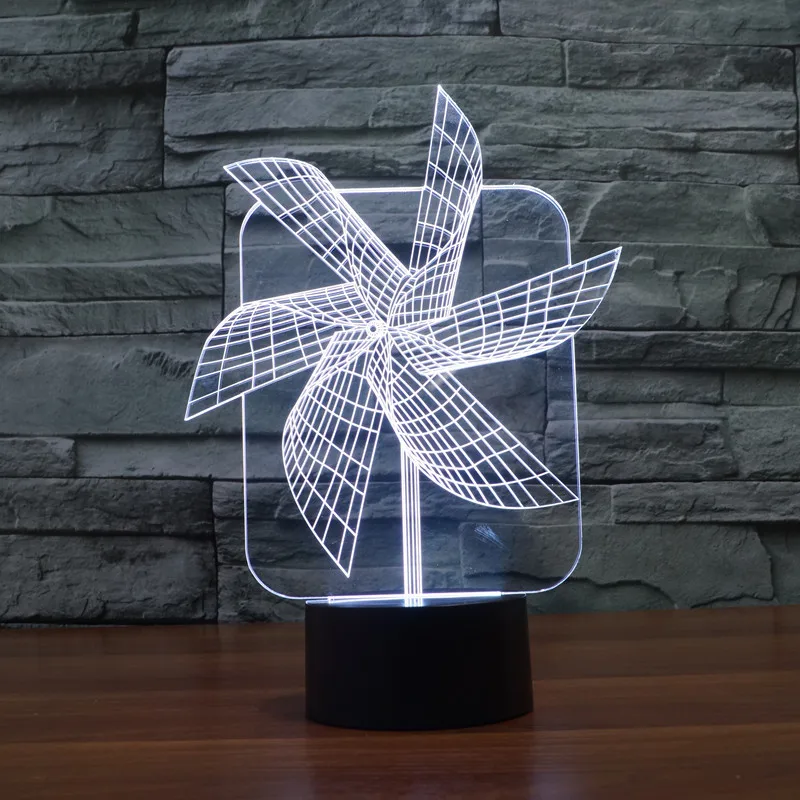 Светодиодный ночник Luminaria De table с Usb 3d лампа внешним аккумулятором для детей|led night