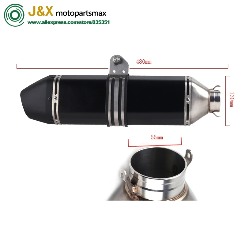Слипоны для suzuki GSR400 GSR600 BK400 BK600 GSR BK 400 600 мотоцикл Exhuast Escape полная выхлопная средняя Соединительная труба