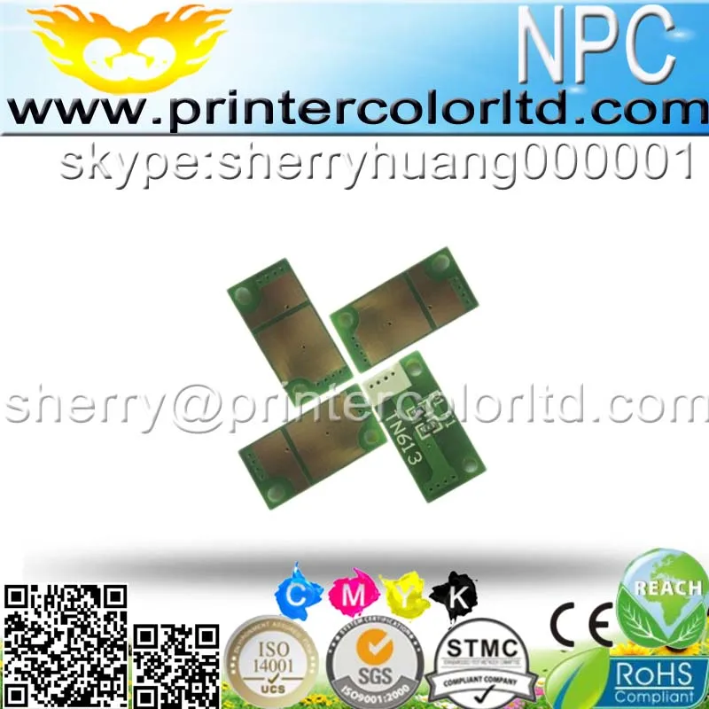 Для Konica - Minolta bizhub C-552 A0TM450 C552-MFP C 452 652 TN613K TN413 TN-613 M TN 413-Y смарт-счетные пополнения