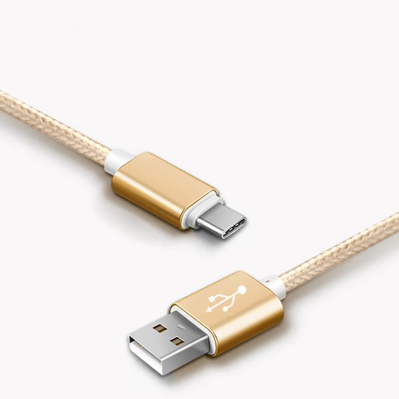 Металлический штекер usb 3 1 Тип C USB-кабель для зарядного устройства Samsung Galaxy A51 A71 S8 S9