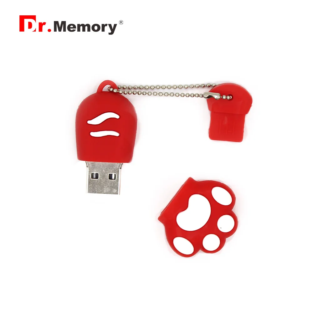 Симпатичная кошачья лапа флеш диск USB 2 0 4 ГБ 8 оперативной памяти 16 Гб встроенной