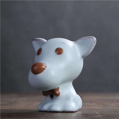 Dog Китайский Зодиак, а именно: крыса, бык, тигр, кролик, дракон, змея, лошадь, коза, обезьяна, петух, собака и свинья ruyao фарфоровый чайный питомец - Цвет: Dog