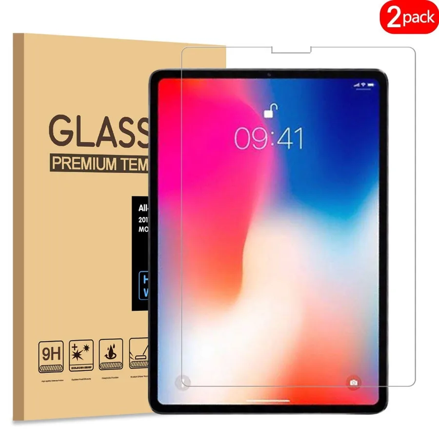 2 шт./упаковка протектор экрана из закаленного стекла для Apple ipad pro 11 2018 твердость 9H