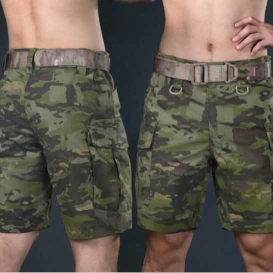Beste Mannen Outdoor Militaire Tactische Camouflage Cargo Korte Broek Zomer Sport Klimmen Camping Jacht Wandelen Lengte Half Shorts