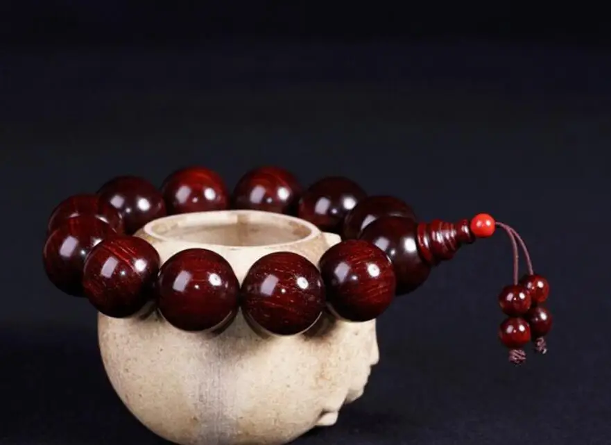 Новый Lobular Красное сандаловое дерево 2 0 мм Будда бусины палисандр игры для мужчин