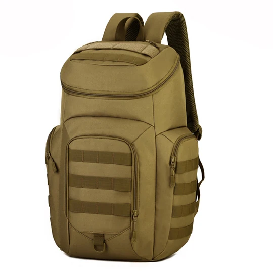 Хаки Брендовые 40л водонепроницаемые нейлоновые военные рюкзаки Molle Assault Army рюкзак дорожная сумка для мужчин и женщин Mochila Escolar S420 - Цвет: Хаки