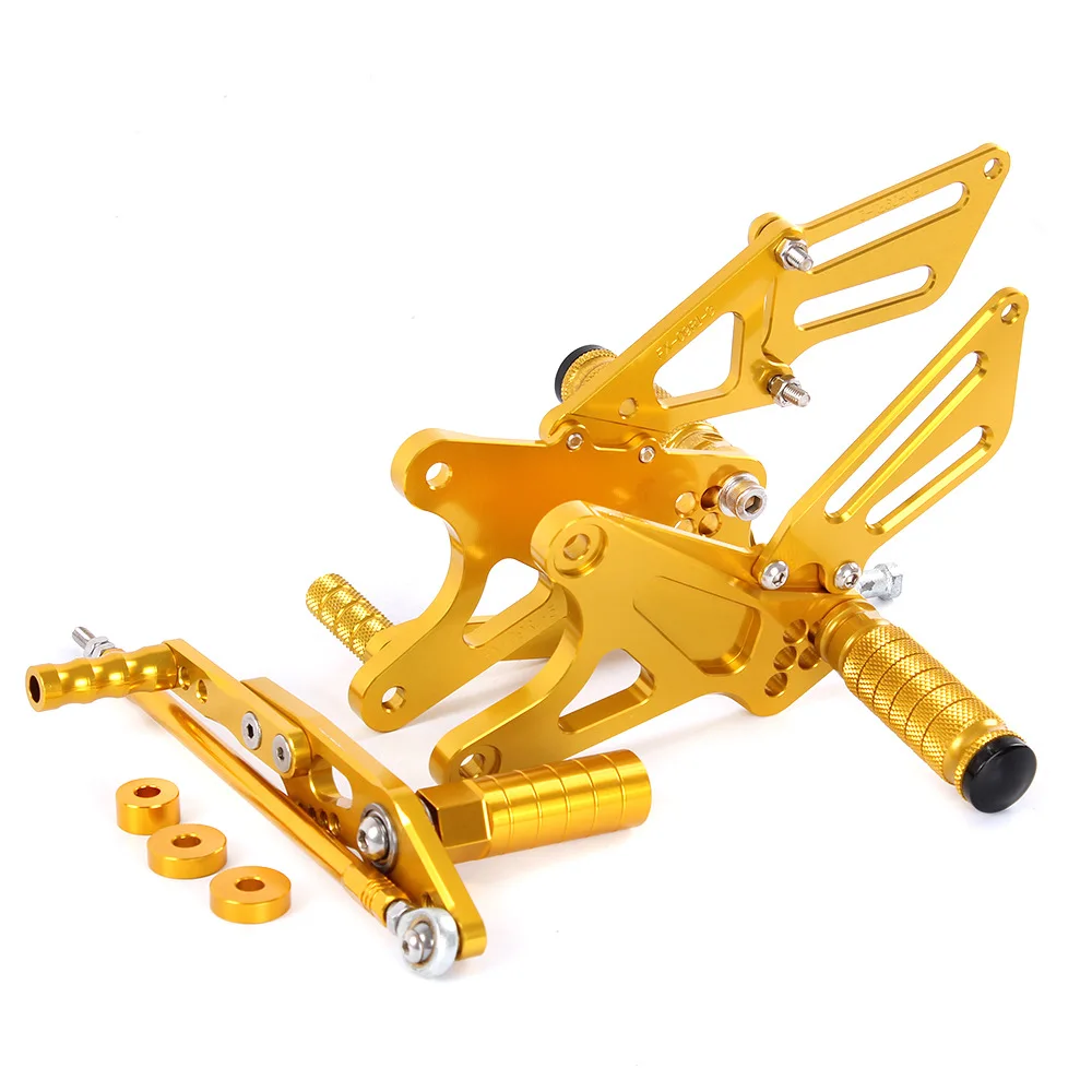 

Full CNC Aluminum Motorcycle Adjustable Rearsets Rear Sets Foot Pegs For YAMAHA YZF R1 2009 2010 2011 2012 2013 2014
