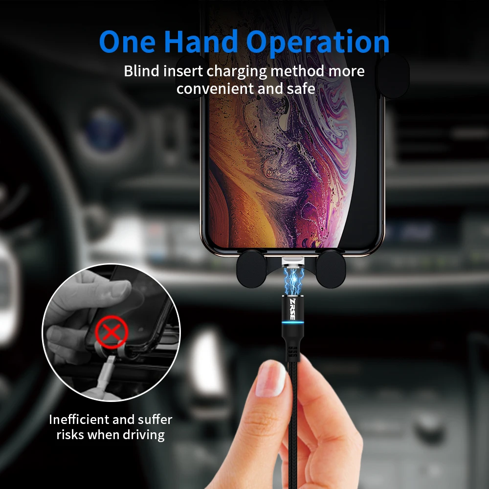 ZRSE usb type C кабель Магнитный для samsung S8 S9 S10 3A кабели быстрой зарядки huawei Oneplus Xiaomi Mi9