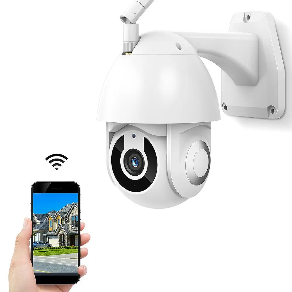 FREDI 2MP 1080P наружная PTZ IP камера Скорость купольные камеры видеонаблюдения Водонепроницаемая беспроводная сеть WiFi домашняя камера видеонаблюдения