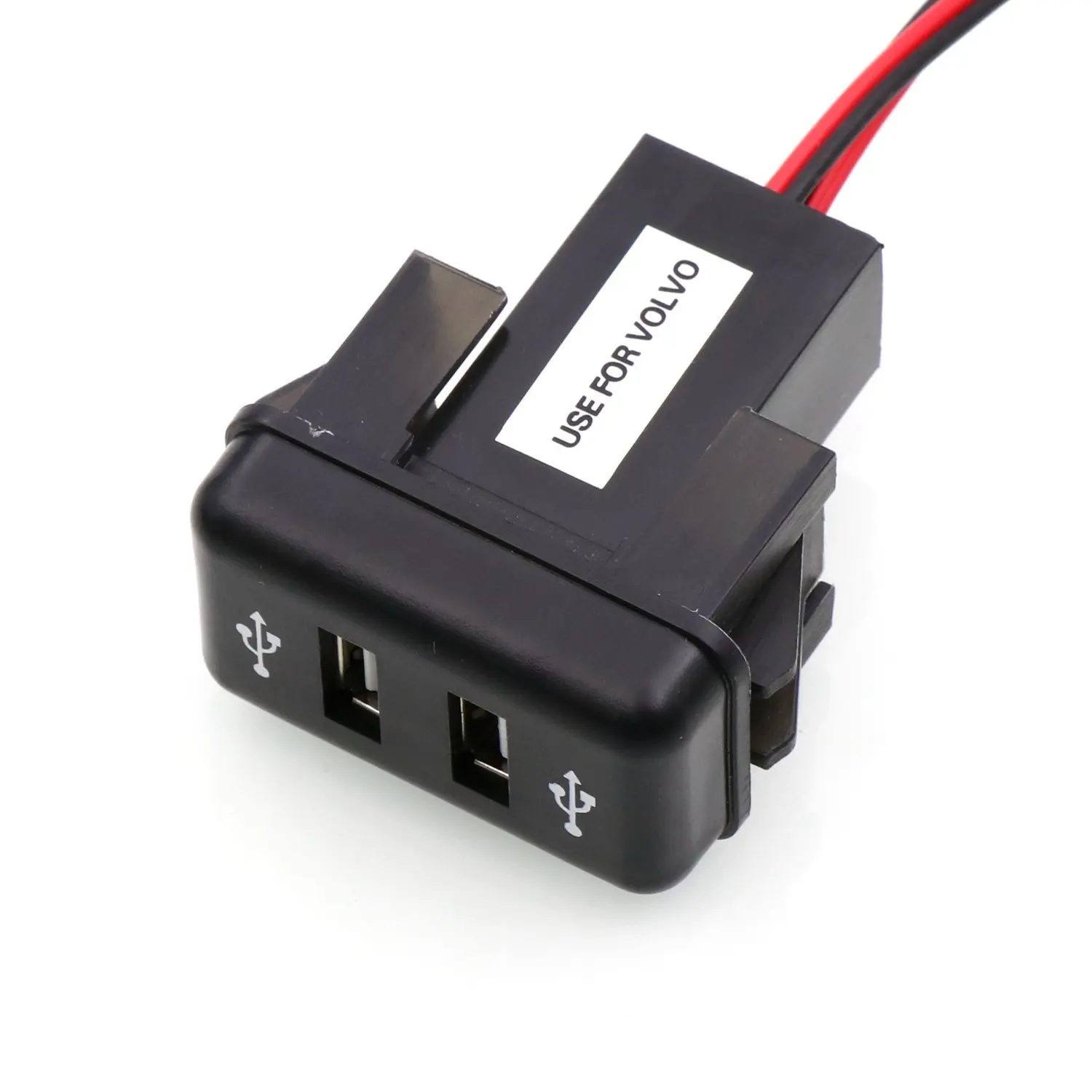 Автомобильное зарядное устройство ihens5 с двумя USB-портами аудиоразъемом для iphone