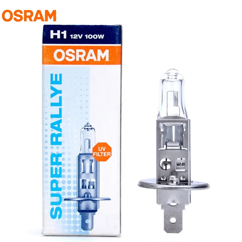 Автомобильная галогенная лампа OSRAM H1 12 В 100 Вт P14. 62200 супер яркая автомобильная для