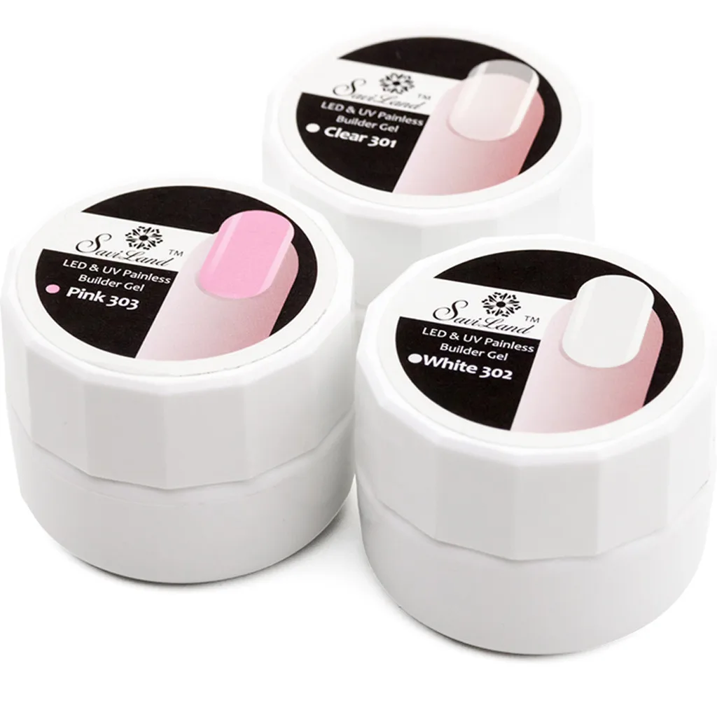 Светодиодный Удлинительный гель для наращивания ногтей стартер решение