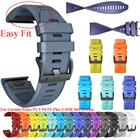 Ремешок силиконовый для смарт-часов Garmin Fenix 5X 5 5S 5X Plus 3 3HR S60 MK1, 26 22 20 мм