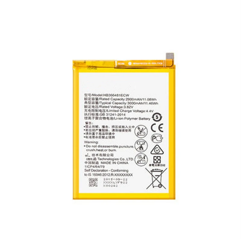 HB366481ECW 2900 мАч Батарея для huawei P9 Ascend Lite honor 8 5C Batterie Bateria аккумулятора