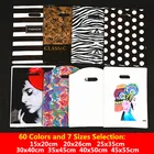 10 шт. большой пластиковый подарочный пакет с ручками для свадебного подарка на день рождения украшения Детские вечерние поставки 15x20 см, 20x26 см 25x35 см 30x40cm