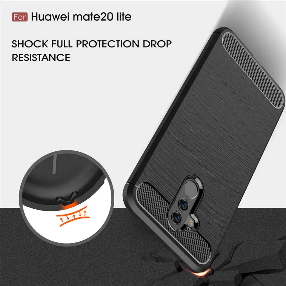 Чехол для huawei Mate20 Lite ТПУ мягкий чехол телефона Pro Coque задняя крышка |