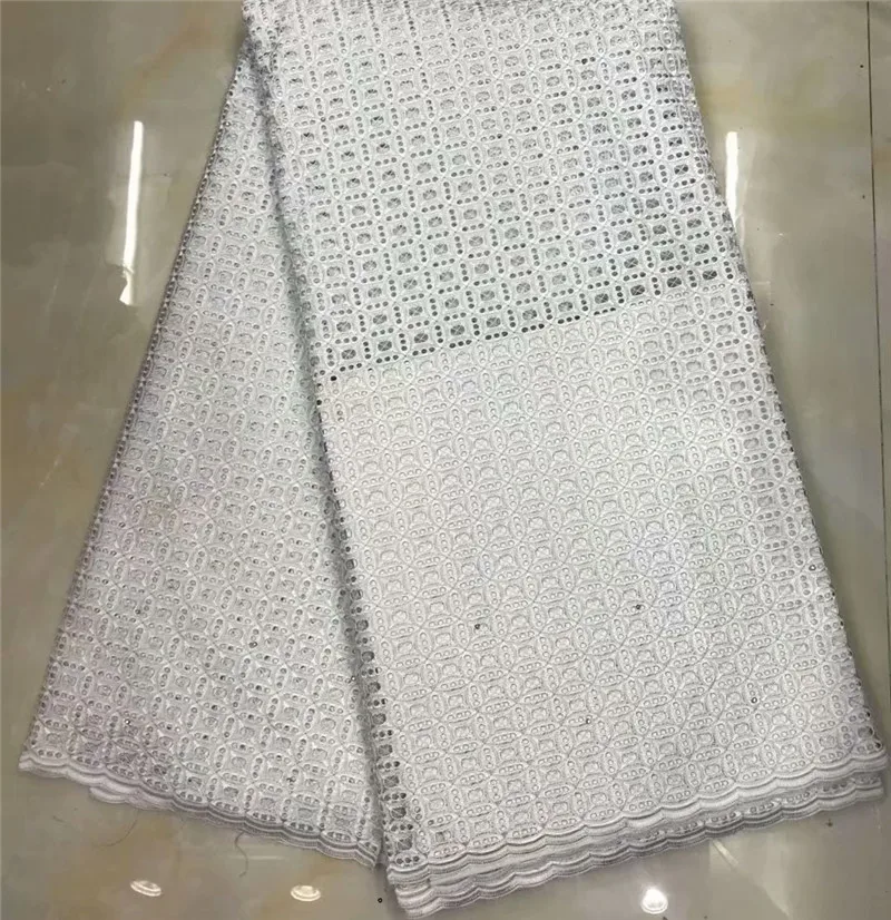 Высококачественная африканская Мужская кружевная ткань серого цвета из