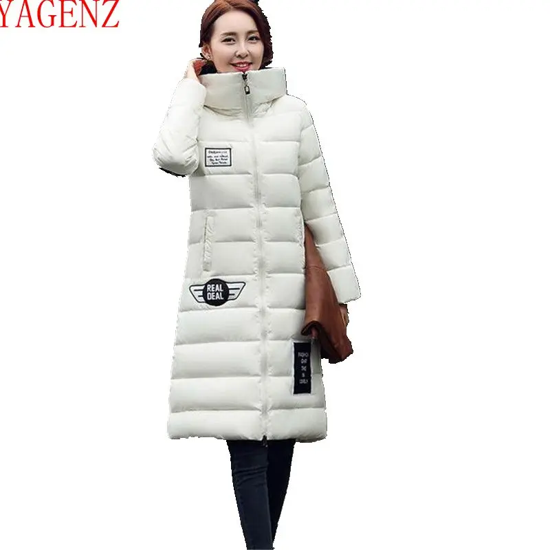2018 Новая зимняя Женская куртка модное пуховое хлопковое пальто большого размера