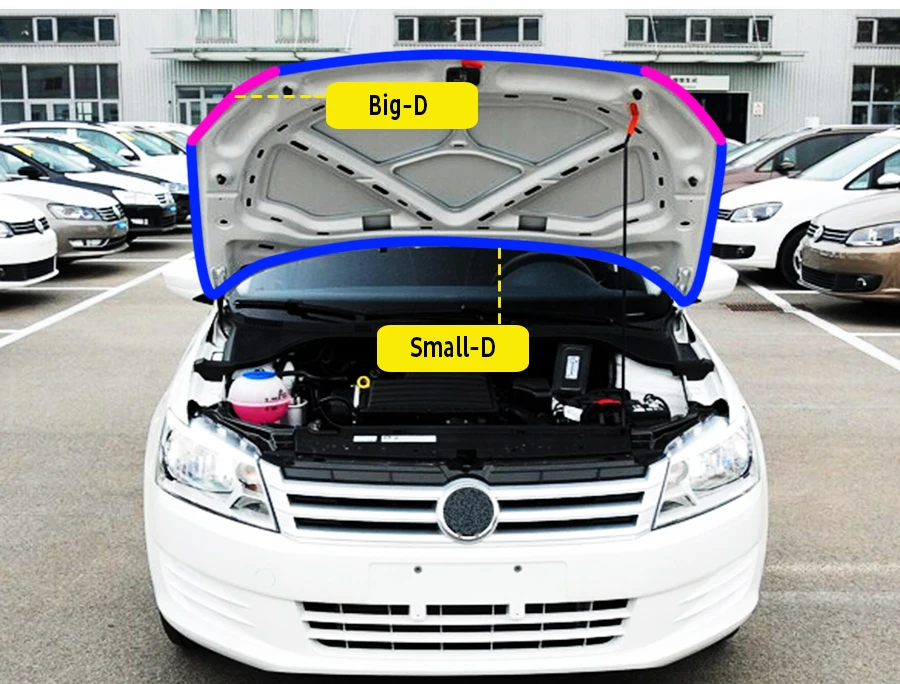 Buildreamen2 для peugeot 407 607 301 408 508 стайлинга автомобилей капот дверь багажника уплотнитель этиленового пропилен-каучука прокладки уплотнить кромку Шум изоляции