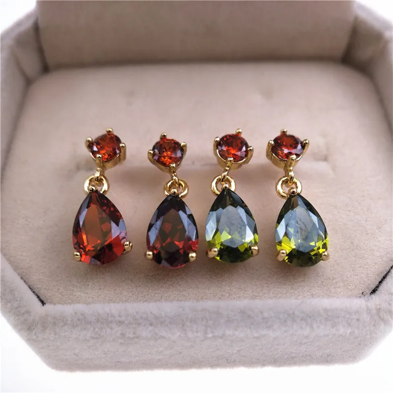 INALIS милые серьги с каплями дождя для женщин подарок на день рождения 8 мм высокое