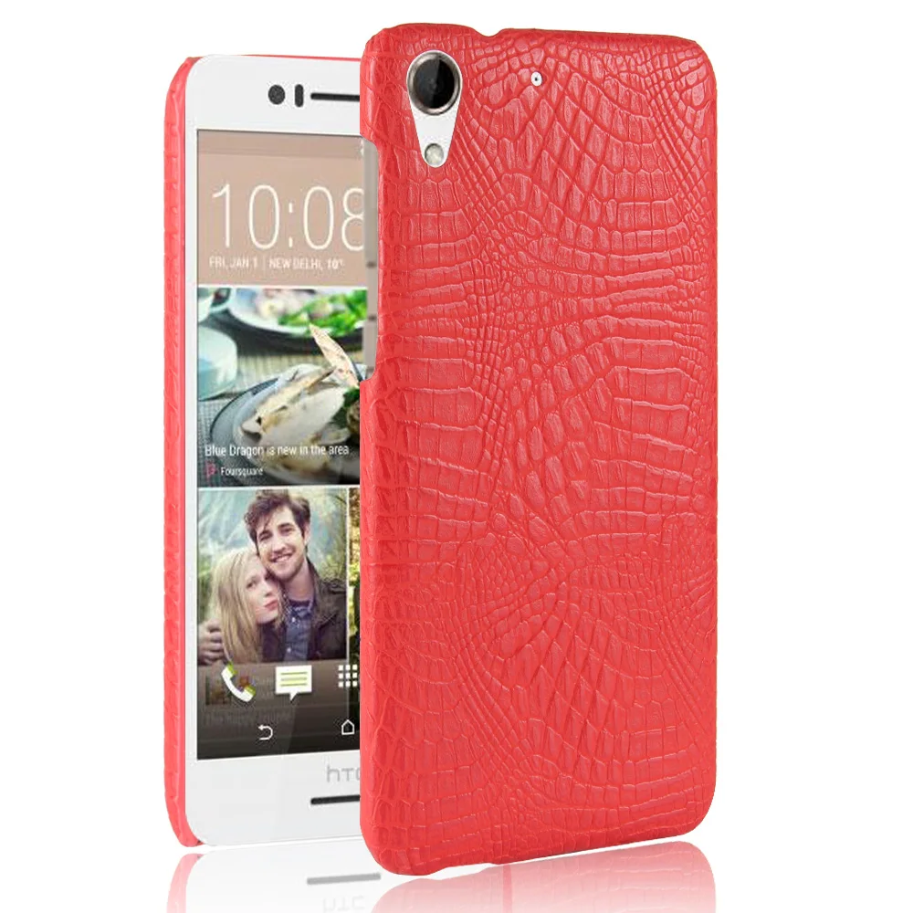 Leather Crocodile Pattern New arrival For HTC Desire 728 D728t D728w Dual Sim Case Retro Luxury Skin Cover Phone | Мобильные