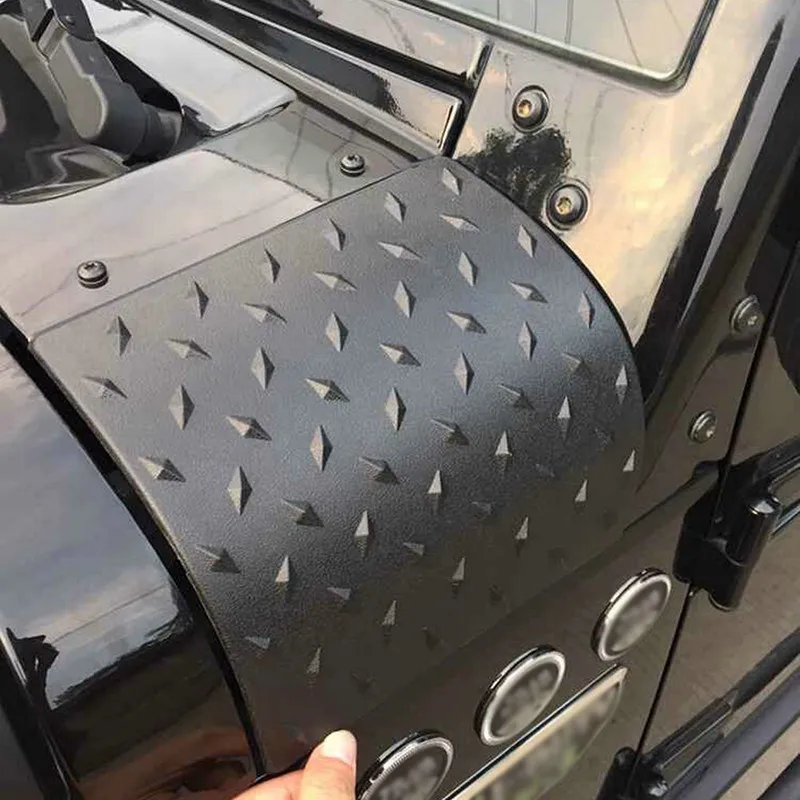 

1 пара, АБС-пластик, защитный кожух для Jeep Wrangler, мотоцикла, авто Стайлинг, автомобильные аксессуары