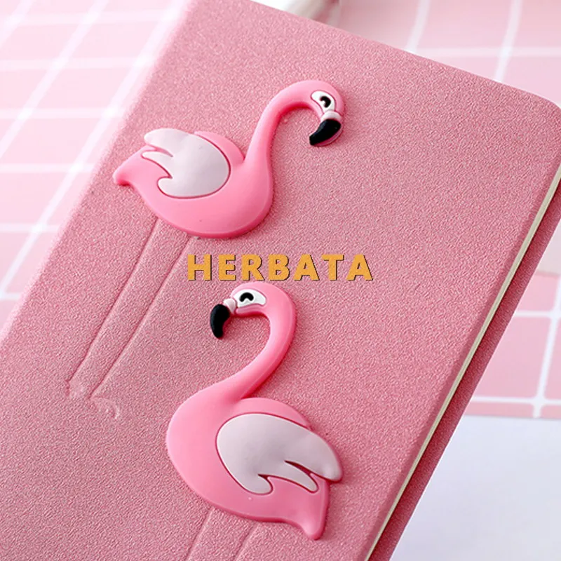 Набор из блокнота с Фламинго 2018 блокнот ручкой набор для дневника ежедневника