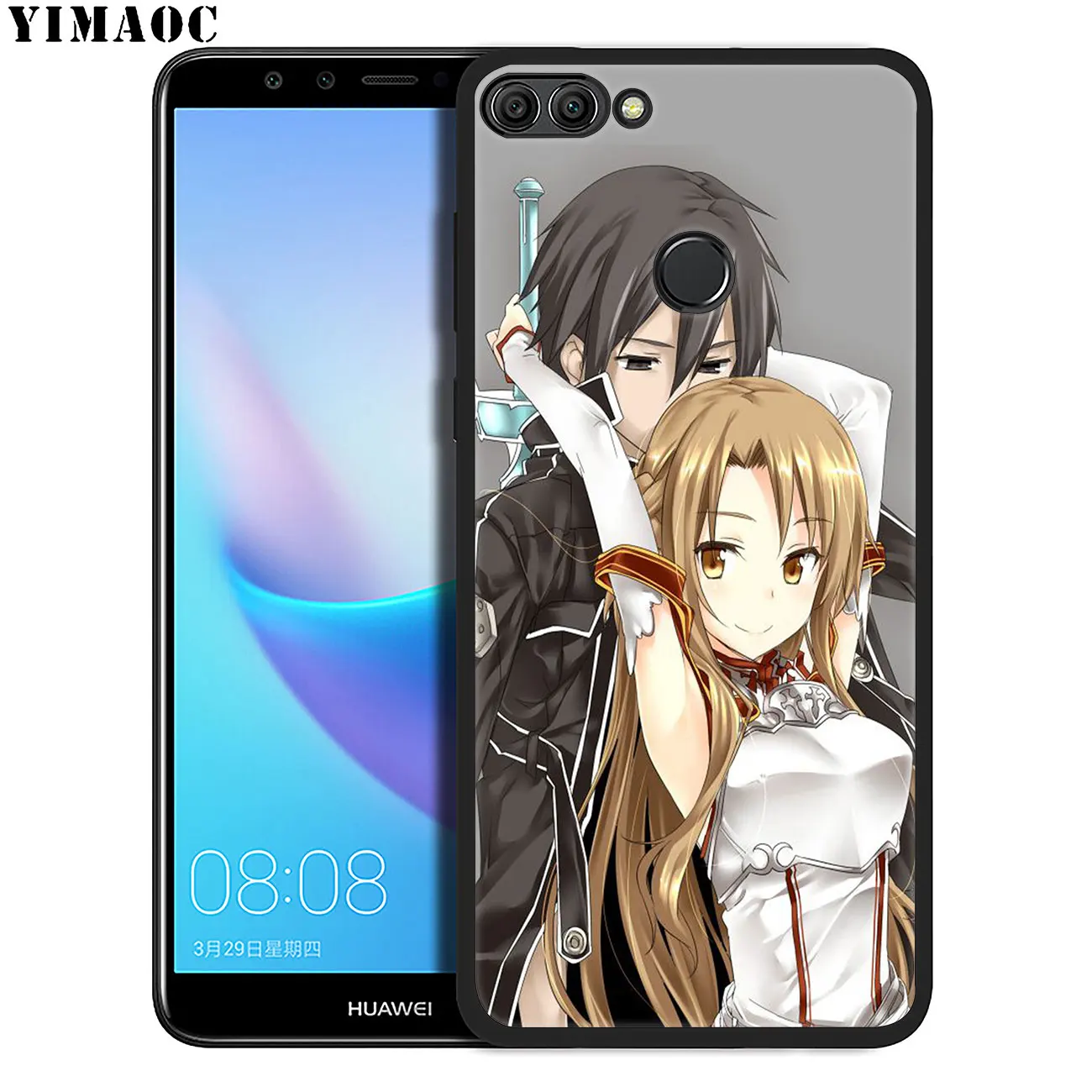 YIMAOC меч искусство онлайн мягкий силиконовый чехол для Huawei P30 P20 Pro P10 P9 Lite Mini 2017 P Smart