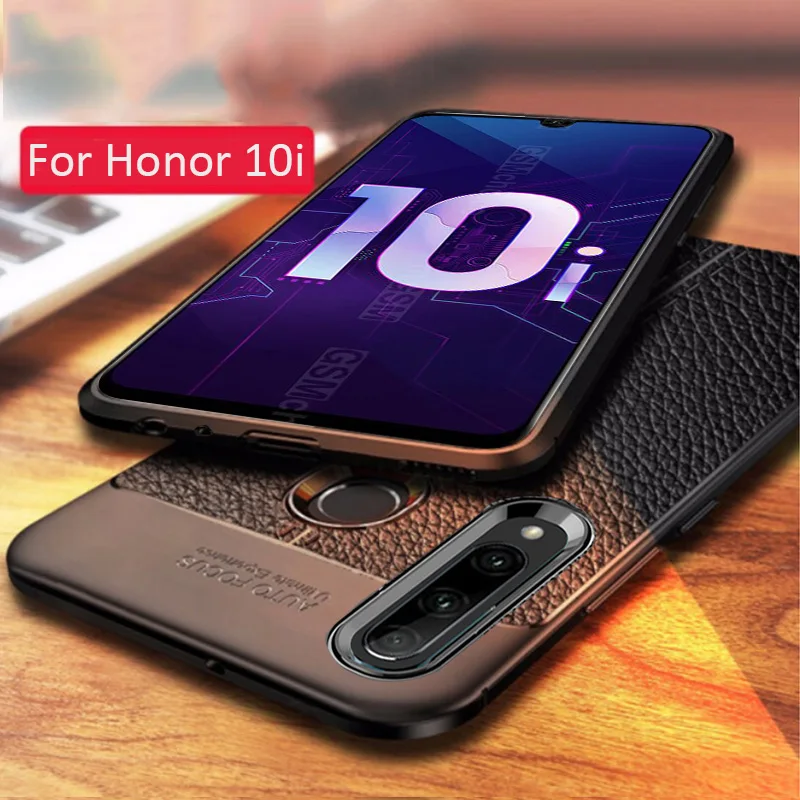 Чехол для телефона Honor 10i чехол Huawei 10 i из мягкого ТПУ + ударопрочный накладка Ltchi с