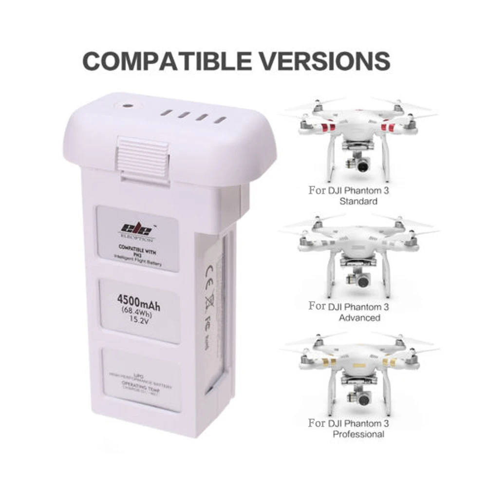 2X Высококачественная аккумуляторная батарея Lipo 15 2 в 4500 мАч для DJI Phantom 3 Professional AKKU