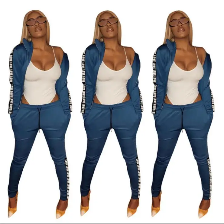 Женский повседневный комплект из 2 предметов однотонный топ с длинными рукавами