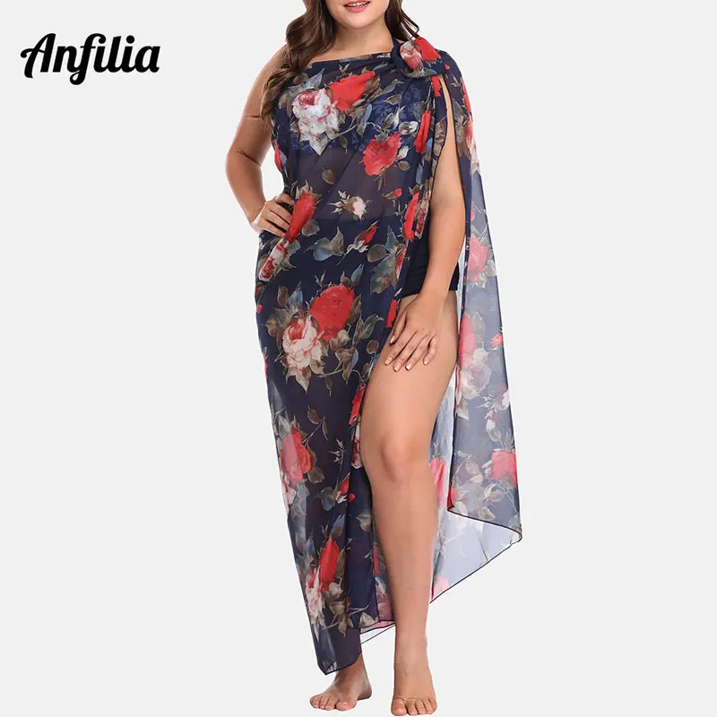 9073NAV Женское кимоно Anfilia, сексуальное бикини, шифон, накидка, кардиган, купальник, пляжная одежда - Цвет: 9073NAV