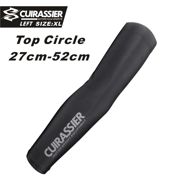 Left-Size XL Cuirassier ST01 мотоциклетная охлаждающая Светоотражающая прочная устойчивая к царапинам Защита от солнца УФ 400 силиконовая охлаждающая крышка рукав - Цвет: Left-Size XL