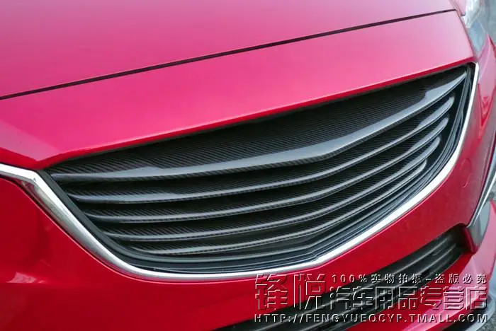 Подходит для MAZDA 6 ATENZA- углеродное волокно без логотипа решетка решетки