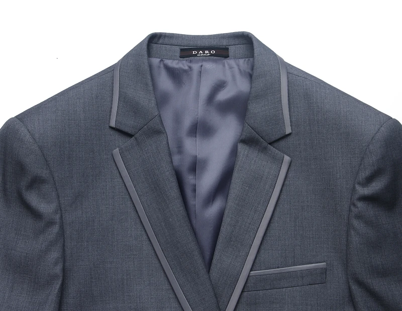 Для мужчин Slim Fit One Button Костюмы куртка и брюки левой правой Vent Марка Blazer
