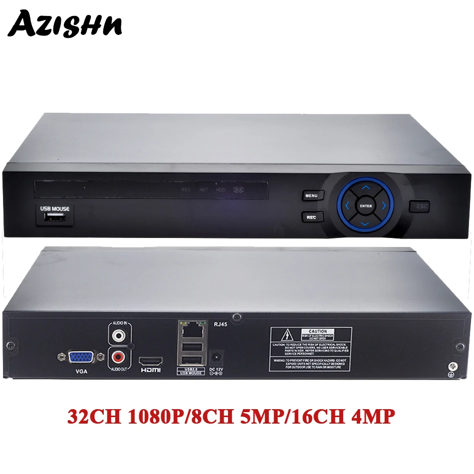 FULL HD 1080P H.265 32CH CCTV NVR 25CH 5MP 8CH 4K NVR 2 SATA HDD XMEYE ONVIF P2P HDMI VGA CCTV видео рекордер 3g wifi N7932F