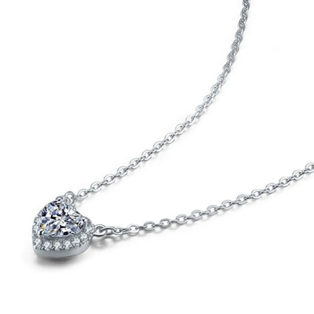 2ct фиксированная подвеска яркая форма обещающая имитировать сердце с