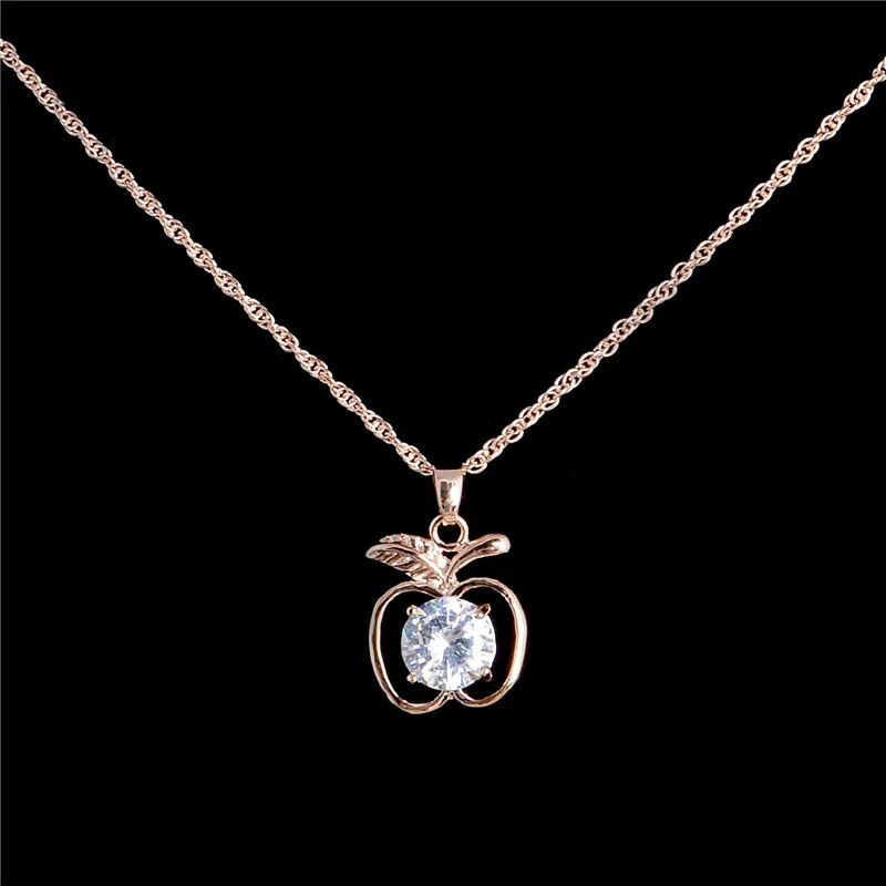 Фирменные женские модные ювелирные изделия topkeep для девочек в форме яблока