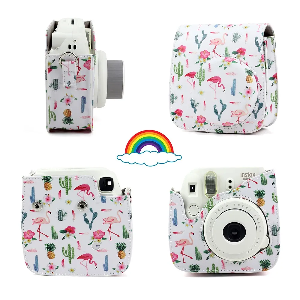 Fujifilm Instax Mini films 40 шт.+ Instax Mini 8 Instax Mini 9 мгновенная фотокамера из искусственной кожи чехол сумка чехол+ набор аксессуаров