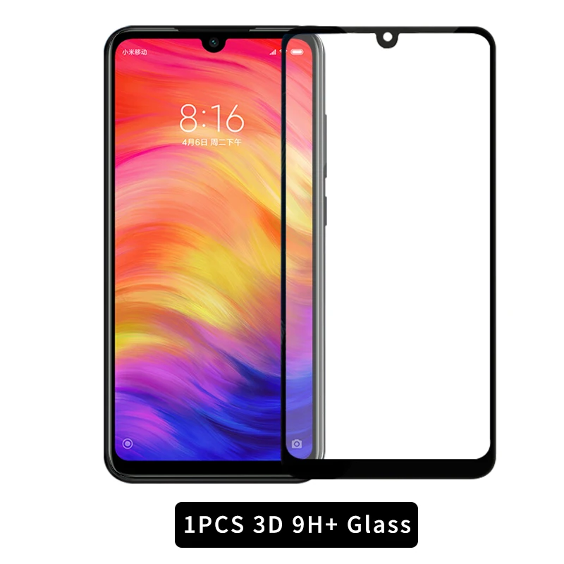 1 Pcs 9H 3D Glass Mofi стекло для xiaomi redmi note 7 закаленное стекло полное покрытие redmi note 7 Pro защита экрана 9H 3D redmi note 7 pro стекло - Цвет: 1 Pcs 9H 3D Glass