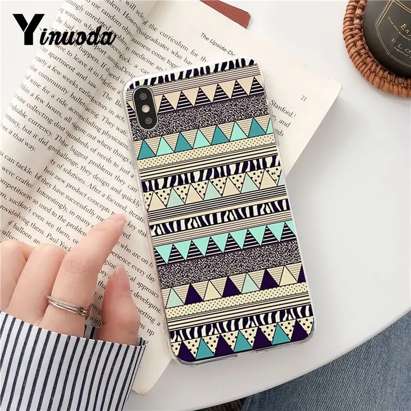Yinuoda абстрактные красочные треугольники DIY Роскошный Высокий протектор на конце