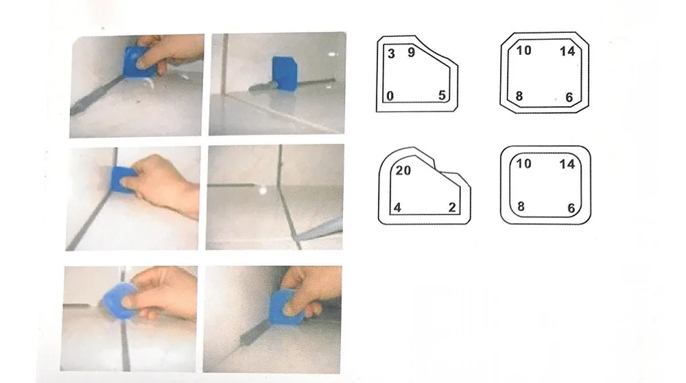Free Shipping Professional 5 Pieces Caulking Tool Set Silicone Acrylic Remover Scraper Grout Finishing Sealant Buddy | Инструменты
