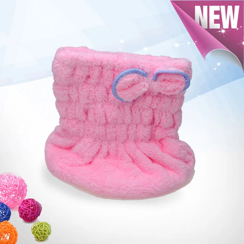 1PC Towels Bathroom Hair Shower Cap Womens Girls Magic Drying Hat felt Salon Quick Dry Bath Microfiber Fabric | Дом и сад