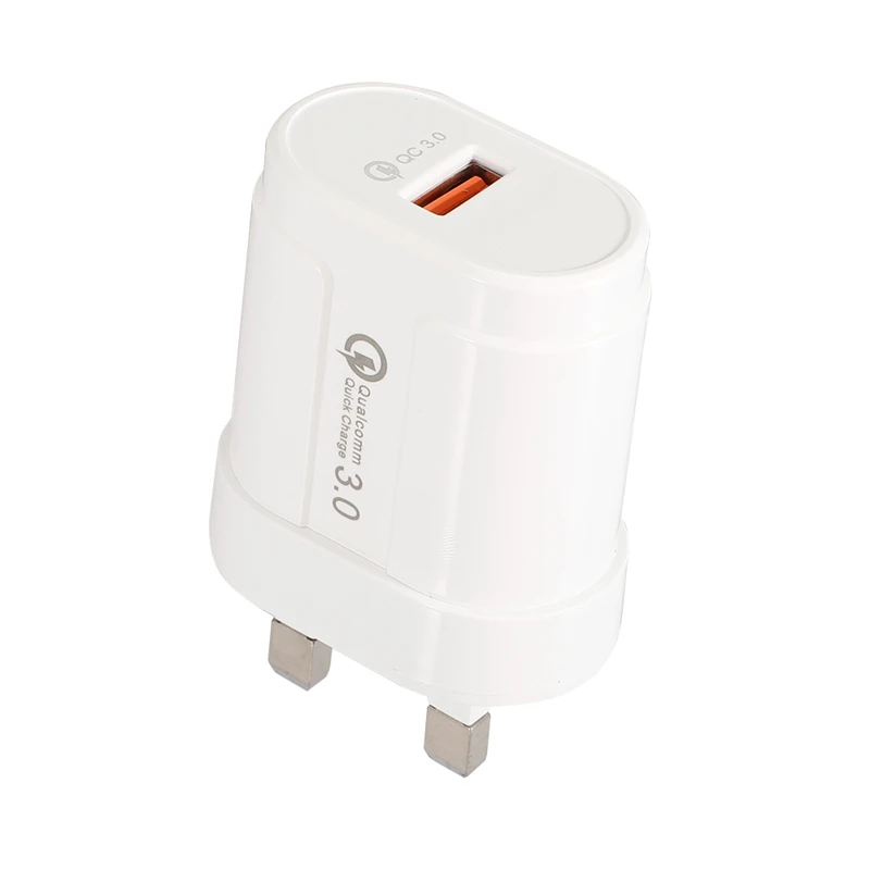 Быстрая зарядка 3,0 Usb зарядное устройство Uk Plug Qc3.0 быстрое зарядное устройство для samsung S10 S9 Xiaomi Mi 9 huawei