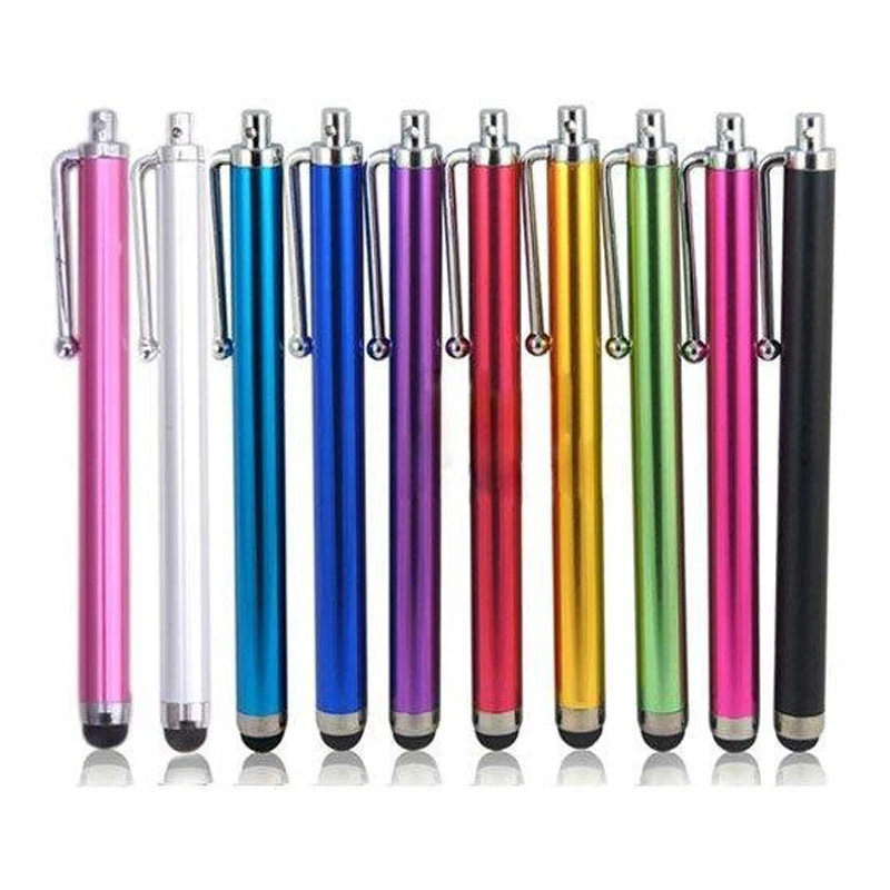 20 шт./упак. Универсальный Colorful Stylus Ручка Длинная Экрана Касания для iPad iPhone Samsung Tablet