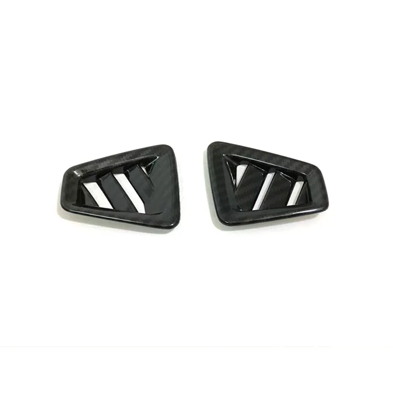 

Car ABS Carbon Style Side Dashboard Air Condition Outlet Vent Cover Trim fit For Volvo XC60 2018