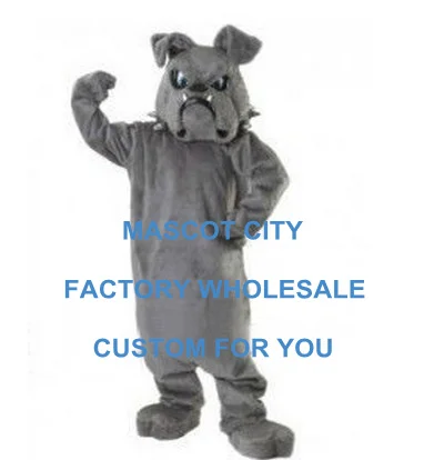 Лучшая цена талисман в виде бульдога с шипами костюм для взрослых плюшевый