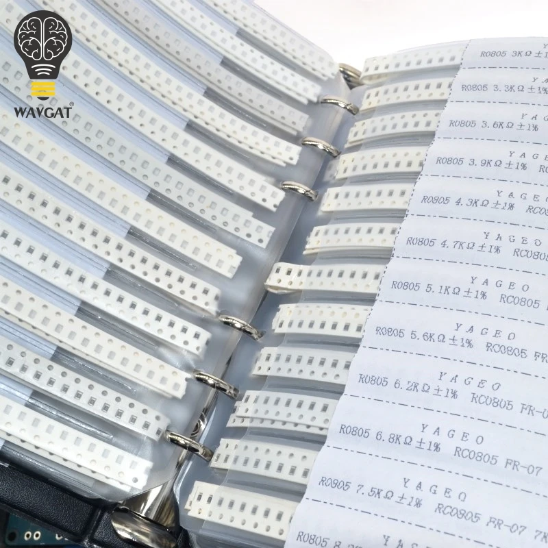WAVGAT 170 значения X 50 шт. = 8500 0805 1% 0R 10M Ом комплект резисторов SMD RC0805 семейная Серия