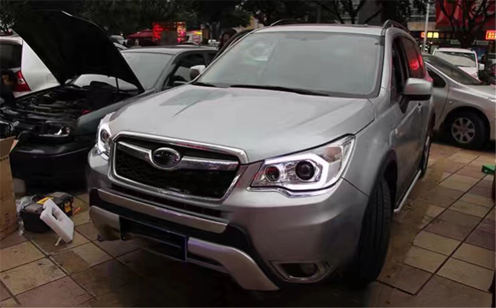1 пара автомобильный Стайлинг для Subaru Forester фары автомобиля 2013 2014 2015 2016